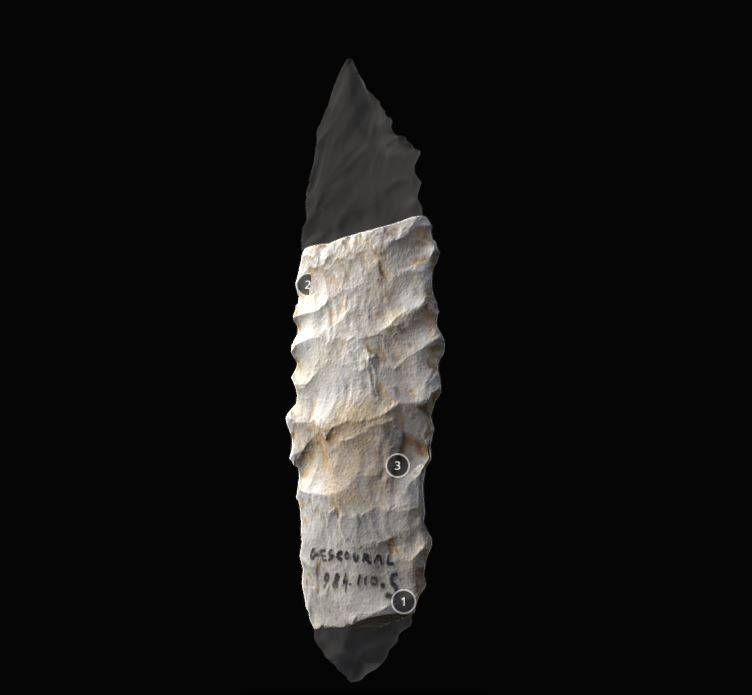 Fragmento de lâmina solutrense